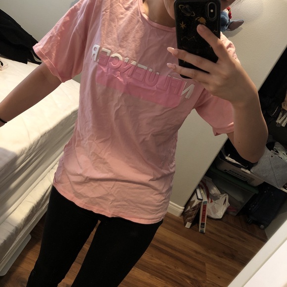 Zara Tops - T-shirt / pink / Zara Zara Tops - T-shirt / pink / Zara